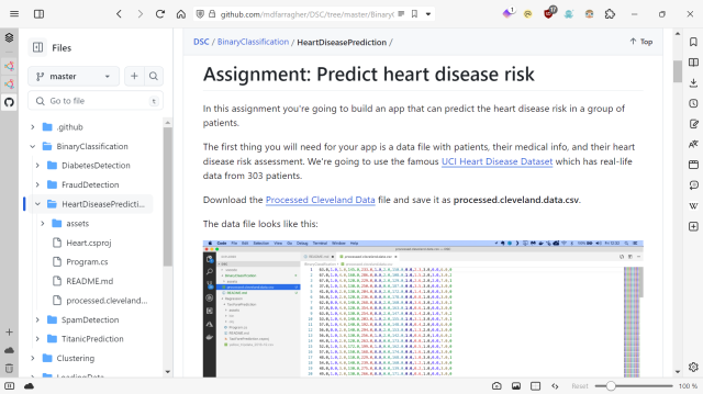 The Cleveland CAD Dataset